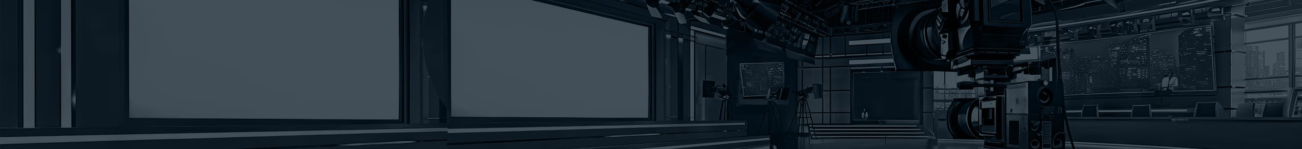 TV studio generic banner